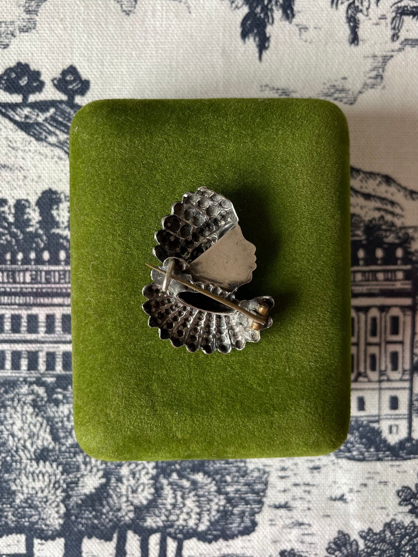 Antique Victorian Sterling Silver Blackamoor Brooch