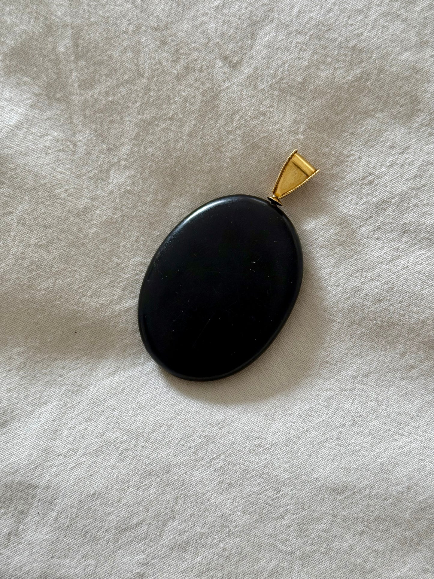 Antique Victorian Pietra Dura Pendant