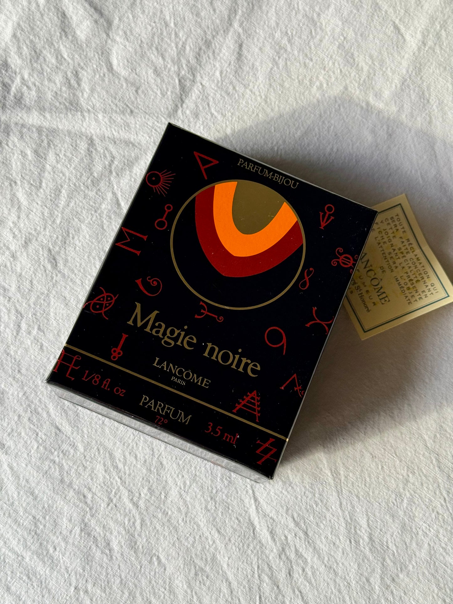 Vintage Lancome Magie Noire Pure Parfum Pendant (Parfum Bijou) 3,5ml First Edition, 1978