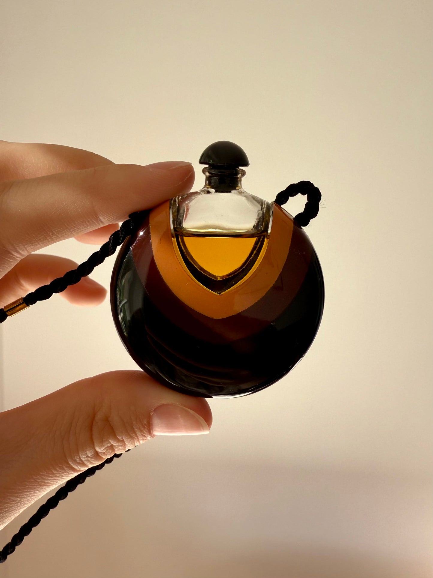 Vintage Lancome Magie Noire Pure Parfum Pendant (Parfum Bijou) 3,5ml First Edition, 1978