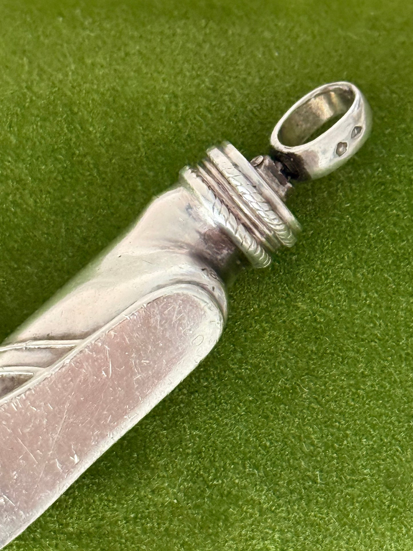 Vintage Fred Paris Foot in Greek Sandal Silver Pendant