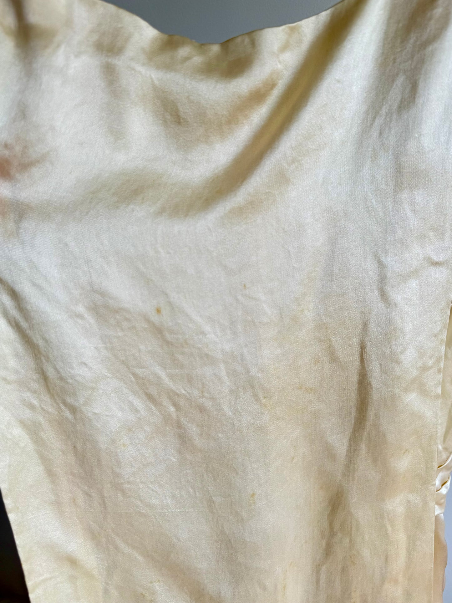 Vintage 1920's Silk Wedding Dress Set