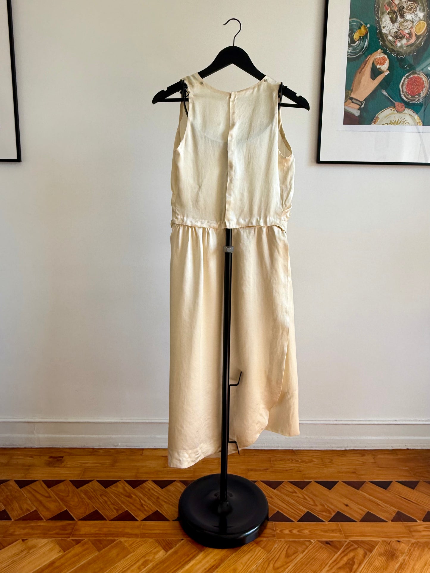 Vintage 1920's Silk Wedding Dress Set
