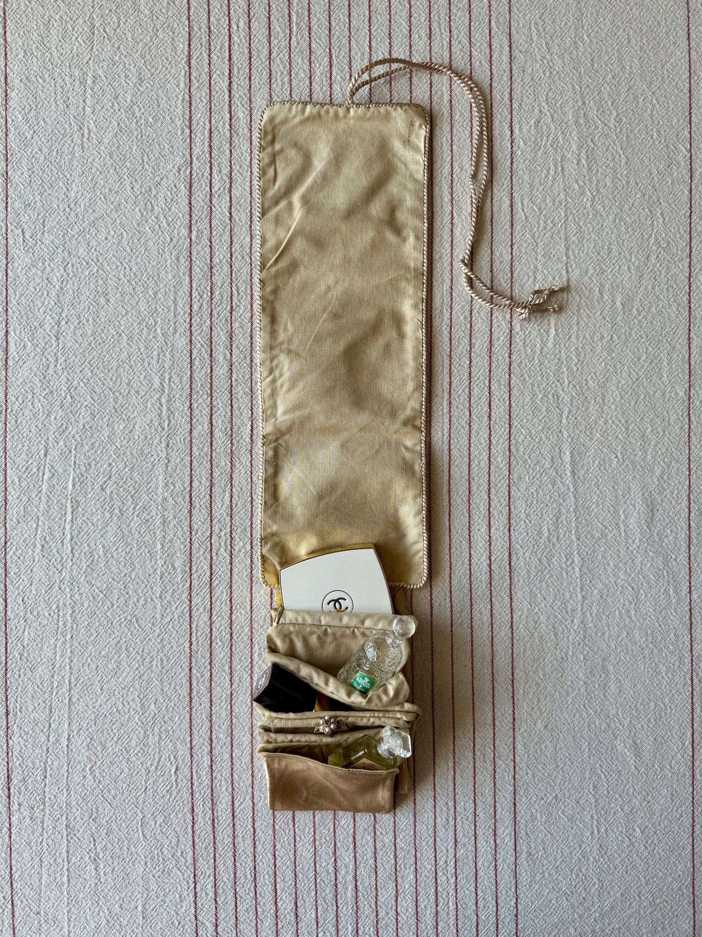 Antique Silk Lingerie Pouches
