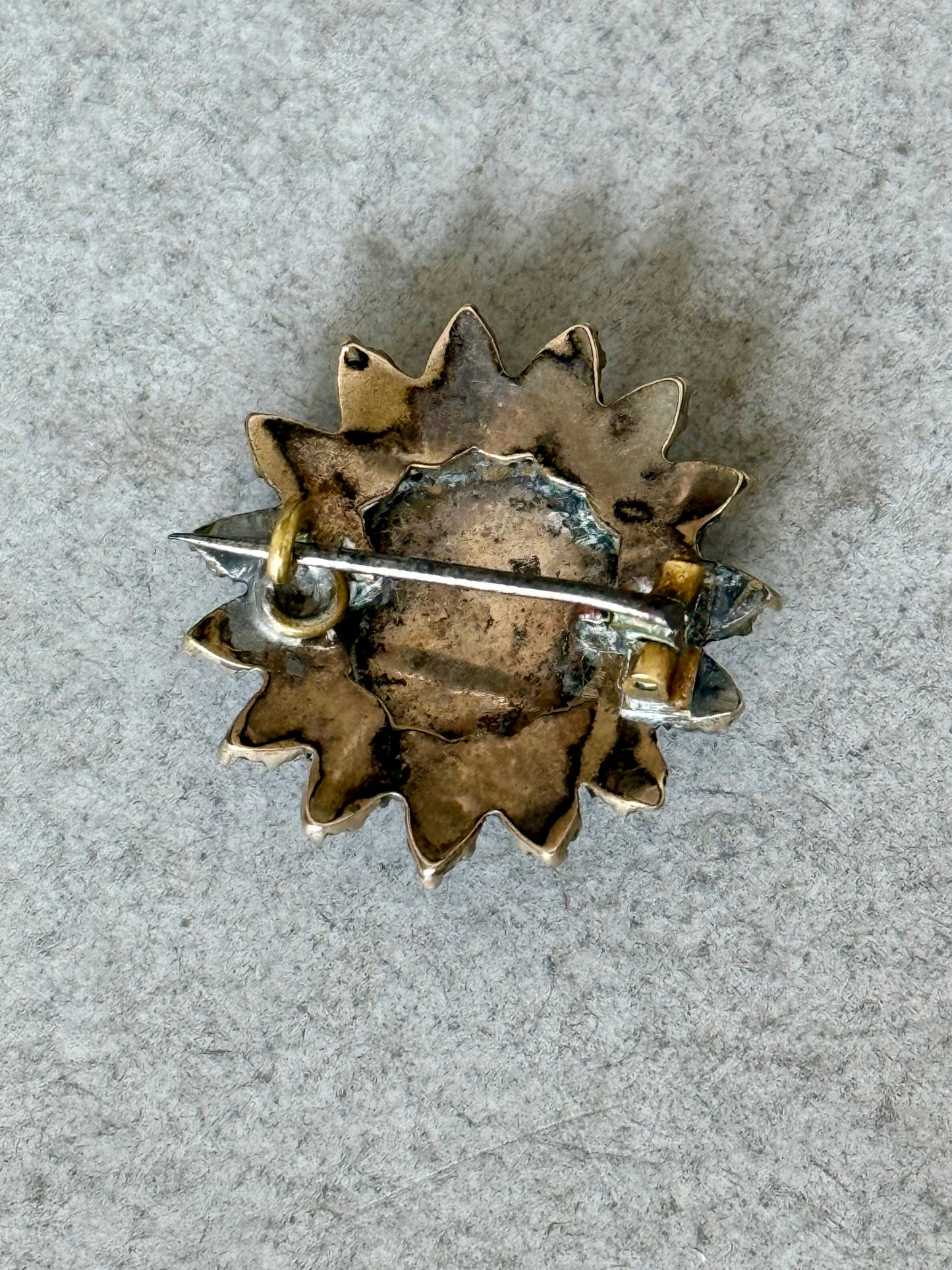 Antique Victorian Bohemian Garnet Brooch