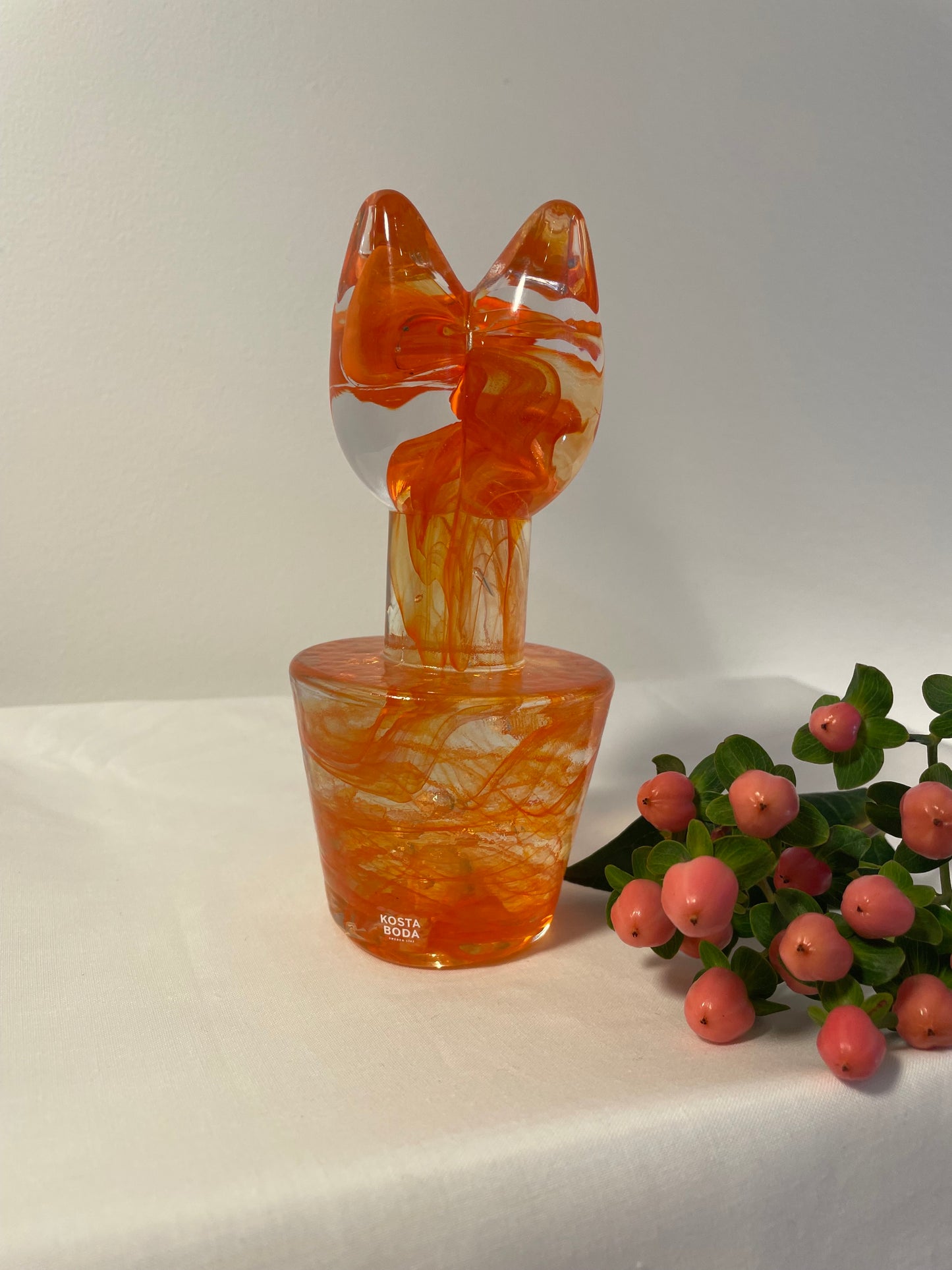 Kosta Boda glass tulips "Flower Power" by Ulrica Hydman-Vallien