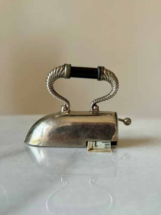 Antique Miniature Iron Tape Measure