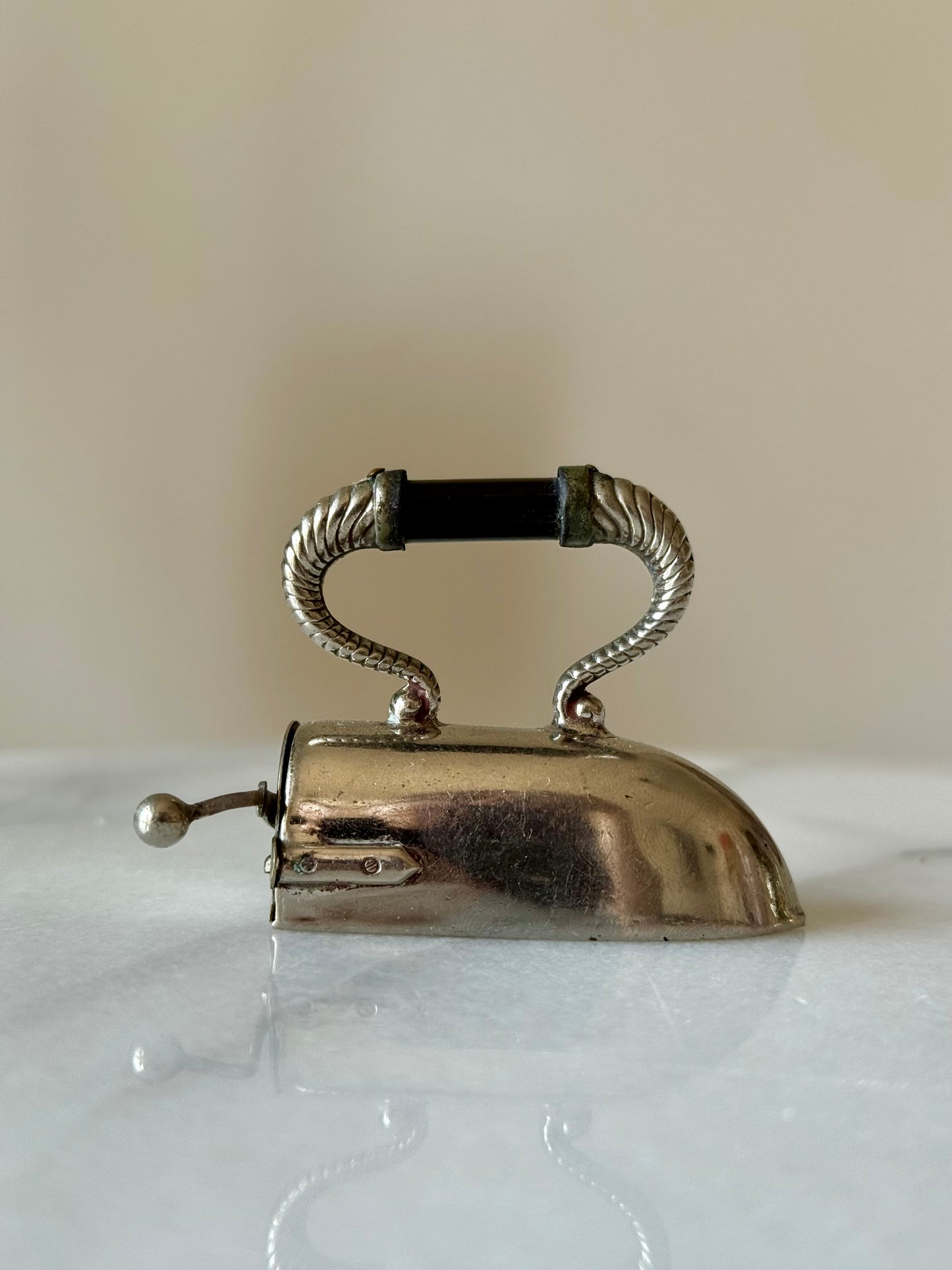 Antique Miniature Iron Tape Measure