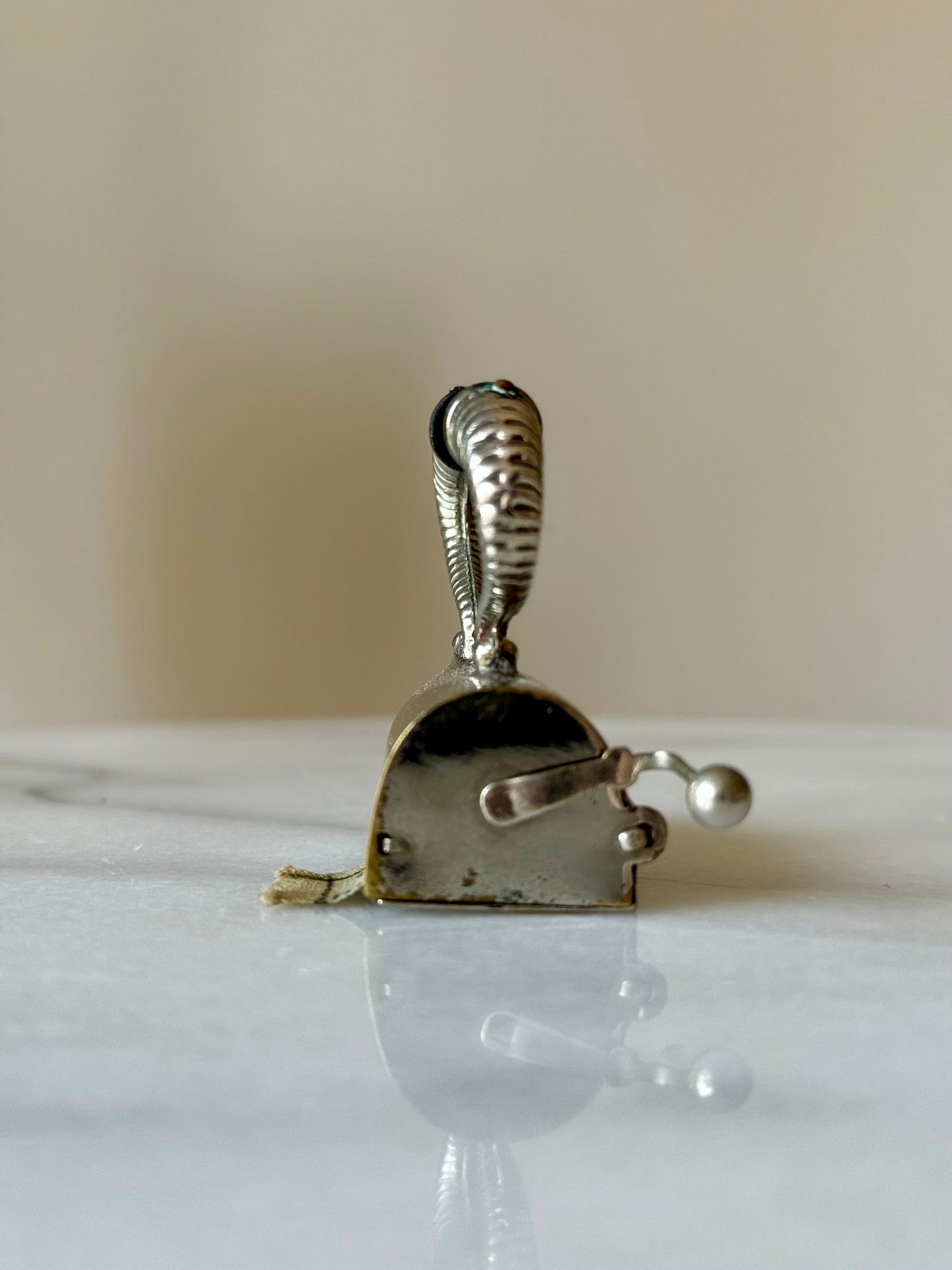 Antique Miniature Iron Tape Measure