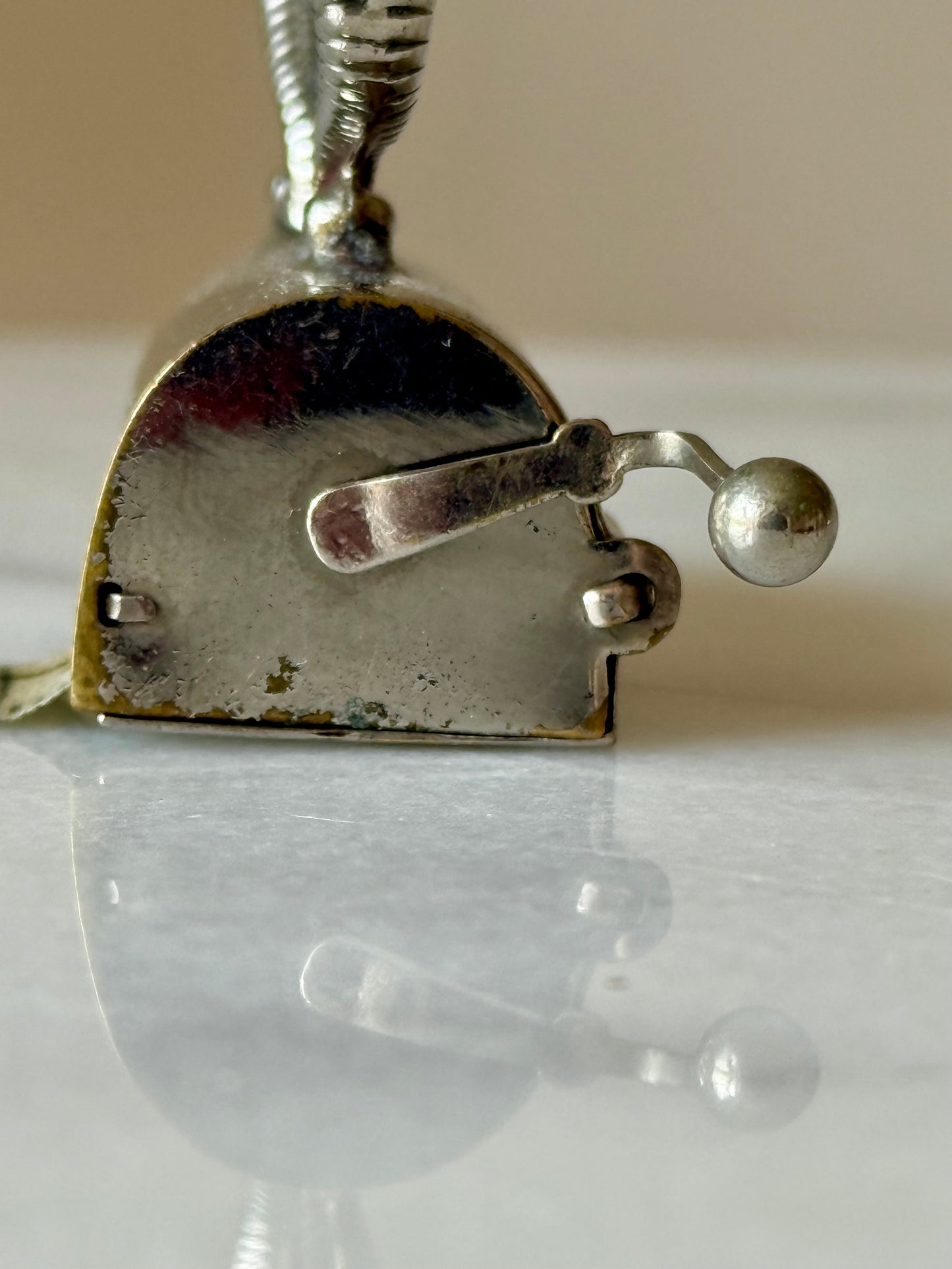 Antique Miniature Iron Tape Measure