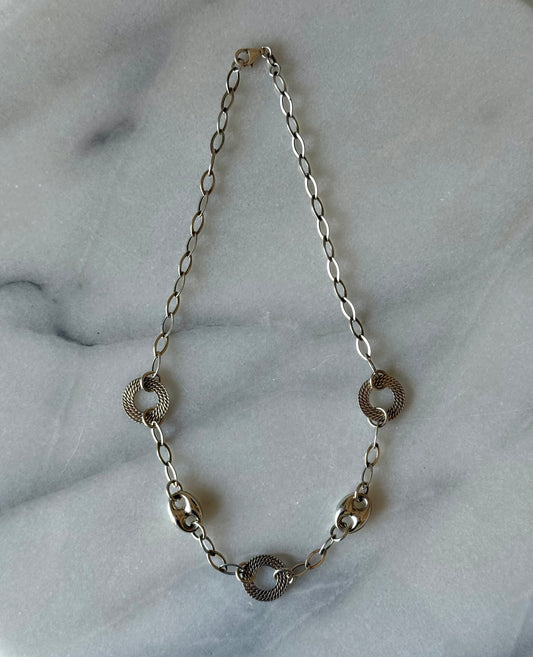 Vintage Italian Silver Necklace