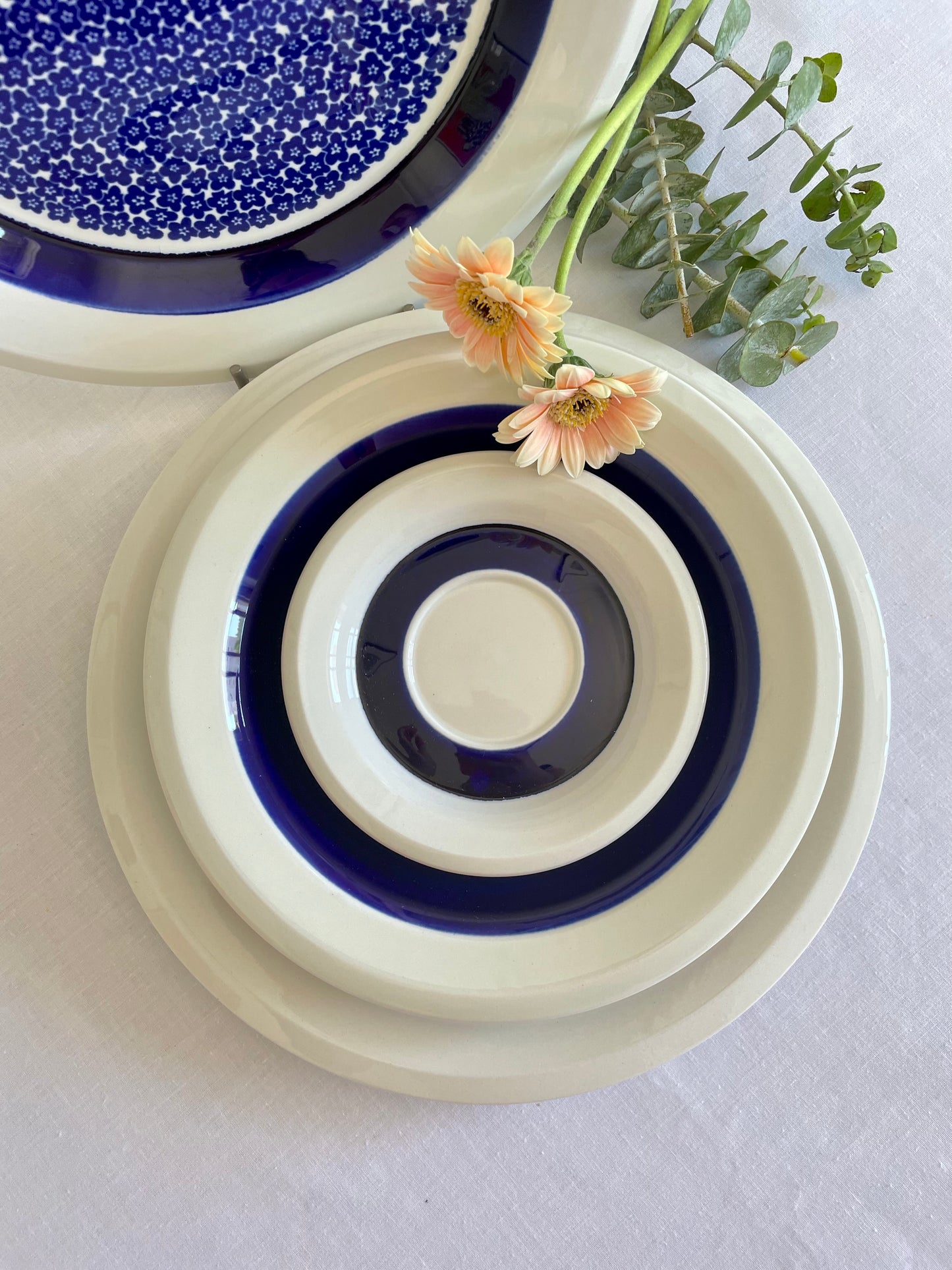 Arabia Finland Blue Flower FAENZA Breakfast sets