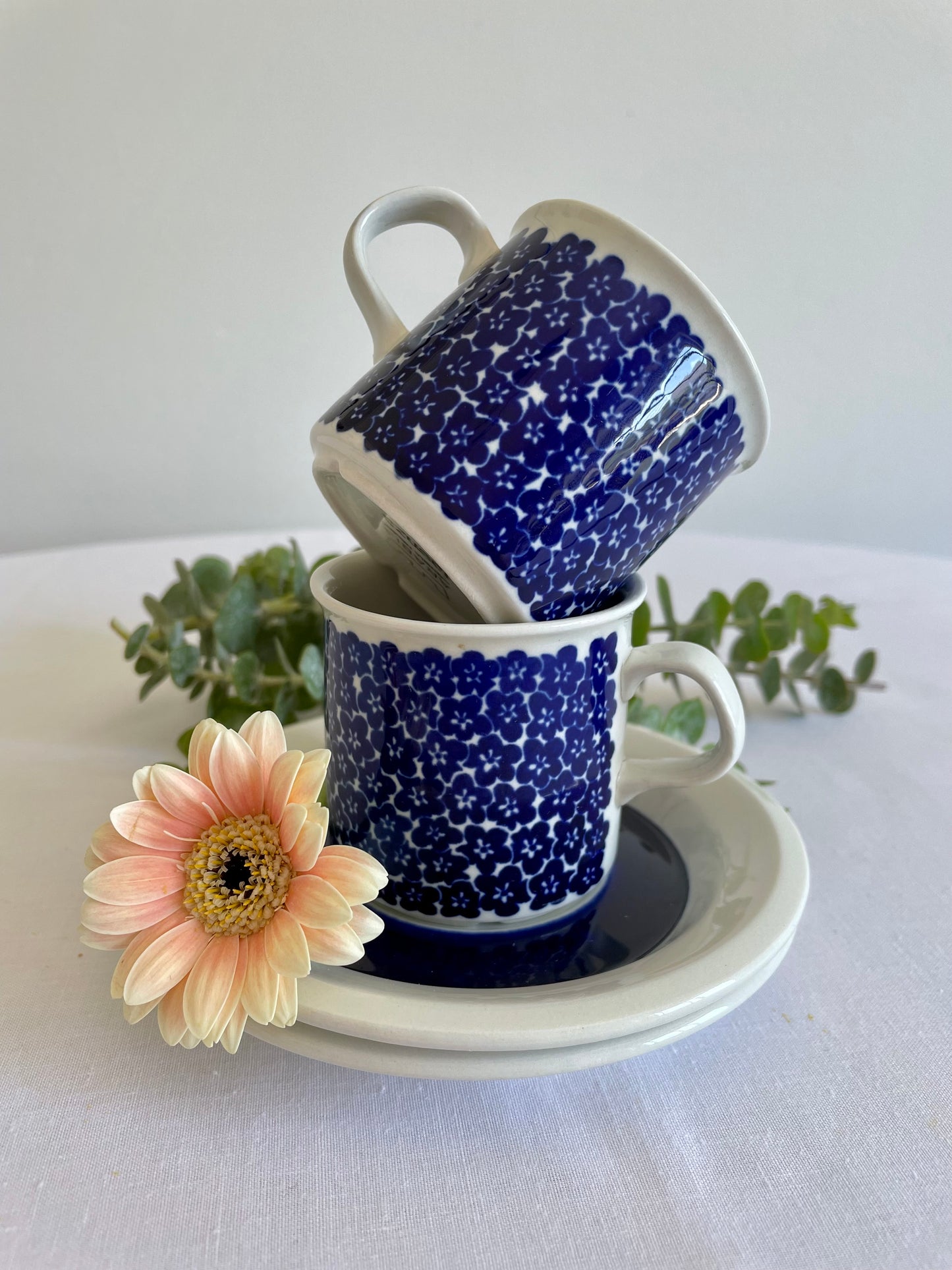 Arabia Finland Blue Flower FAENZA Breakfast sets
