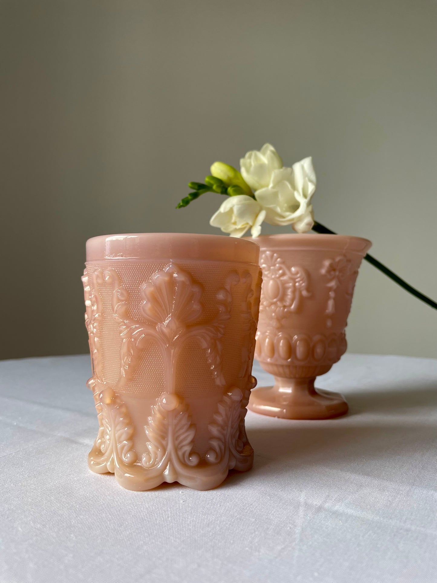 Antique Cristalleries de Saint Louis Goblets