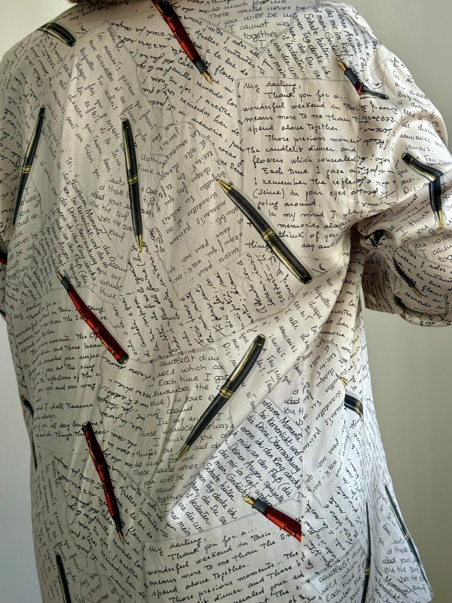 Vintage 90s Escada Margaretha Ley Silk Shirt