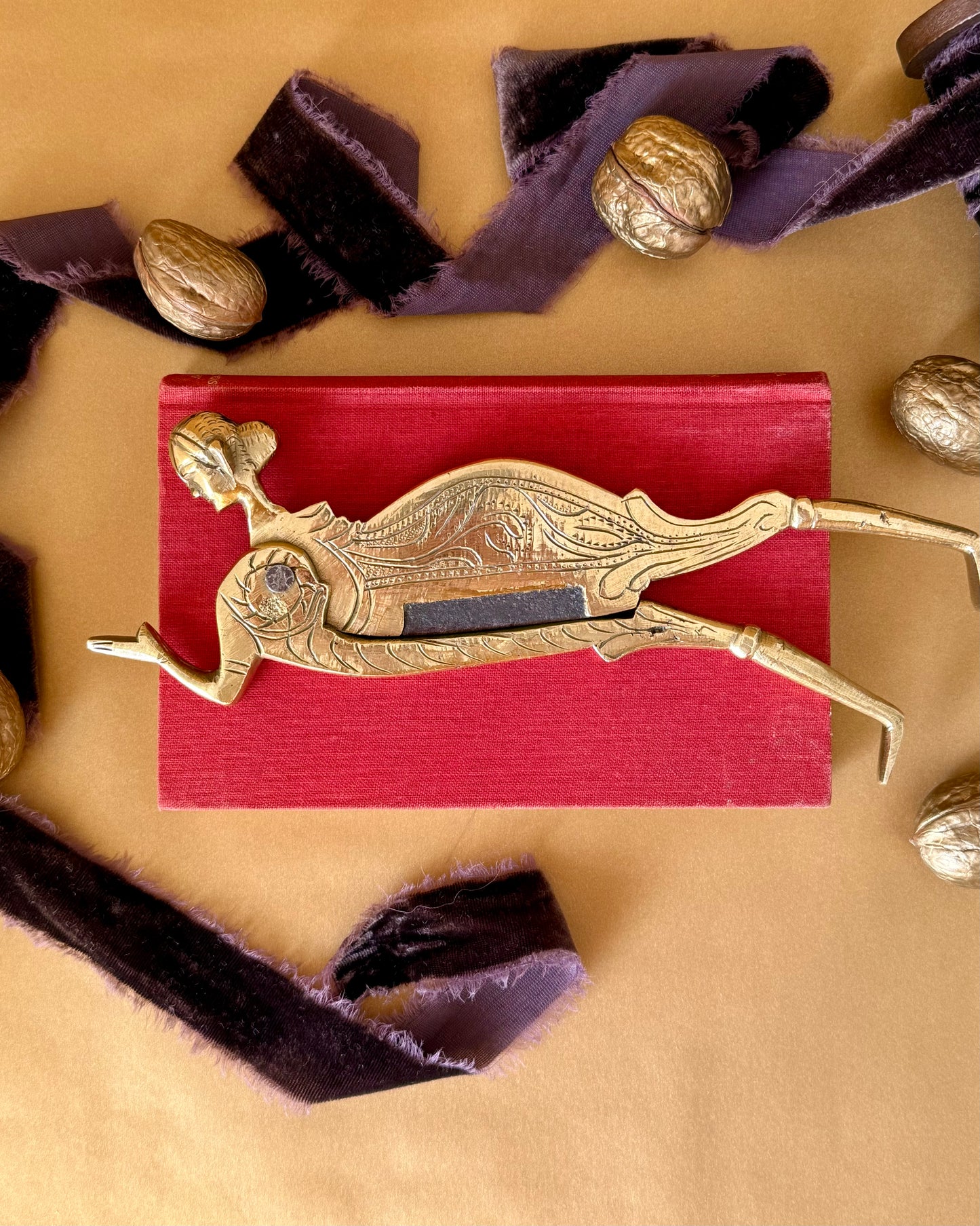 Antique Brass Betel Nut Cutter