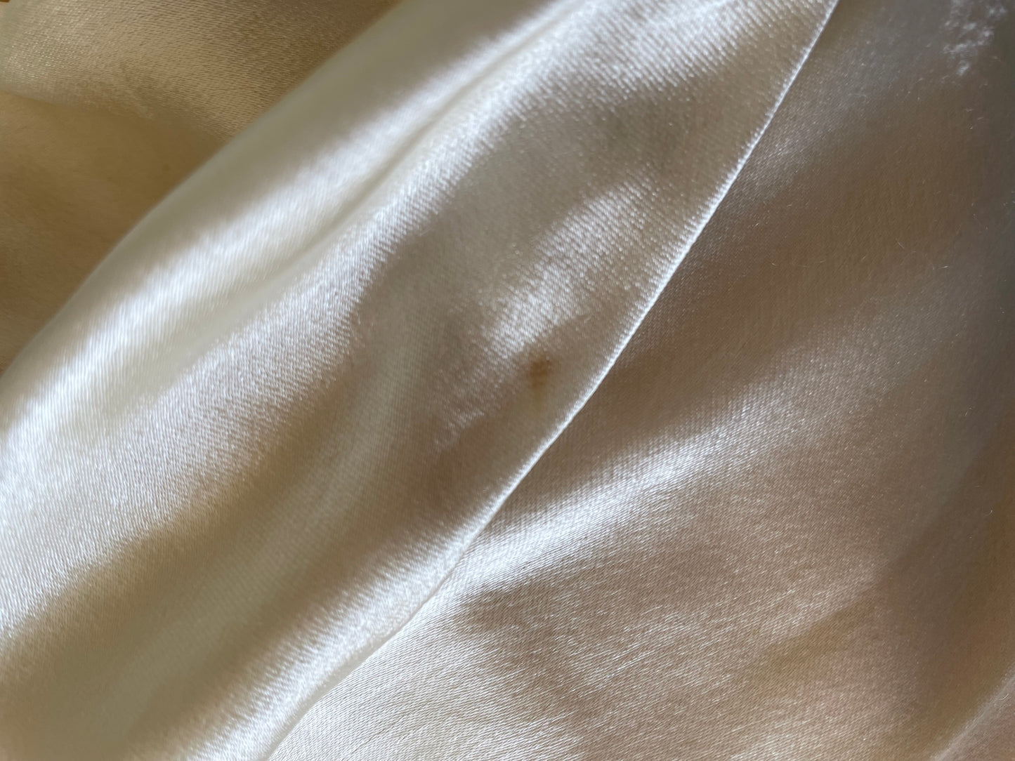 Vintage 1930s Liquid Satin Wedding Gown