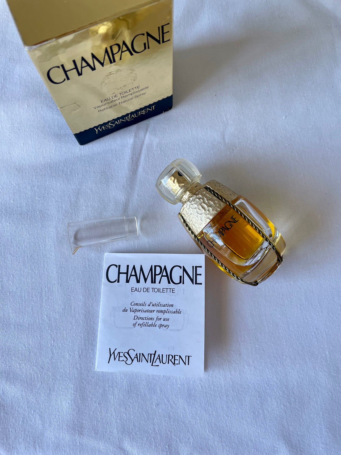Vintage Yves Saint Laurent Champagne EDT 20ml, Refillable