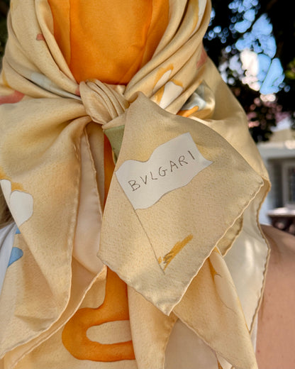 Bulgari Silk Scarf by Davide Pizzigoni