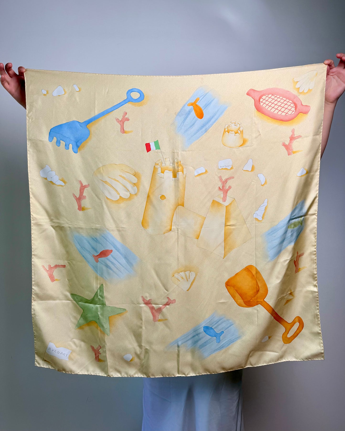 Bulgari Silk Scarf by Davide Pizzigoni