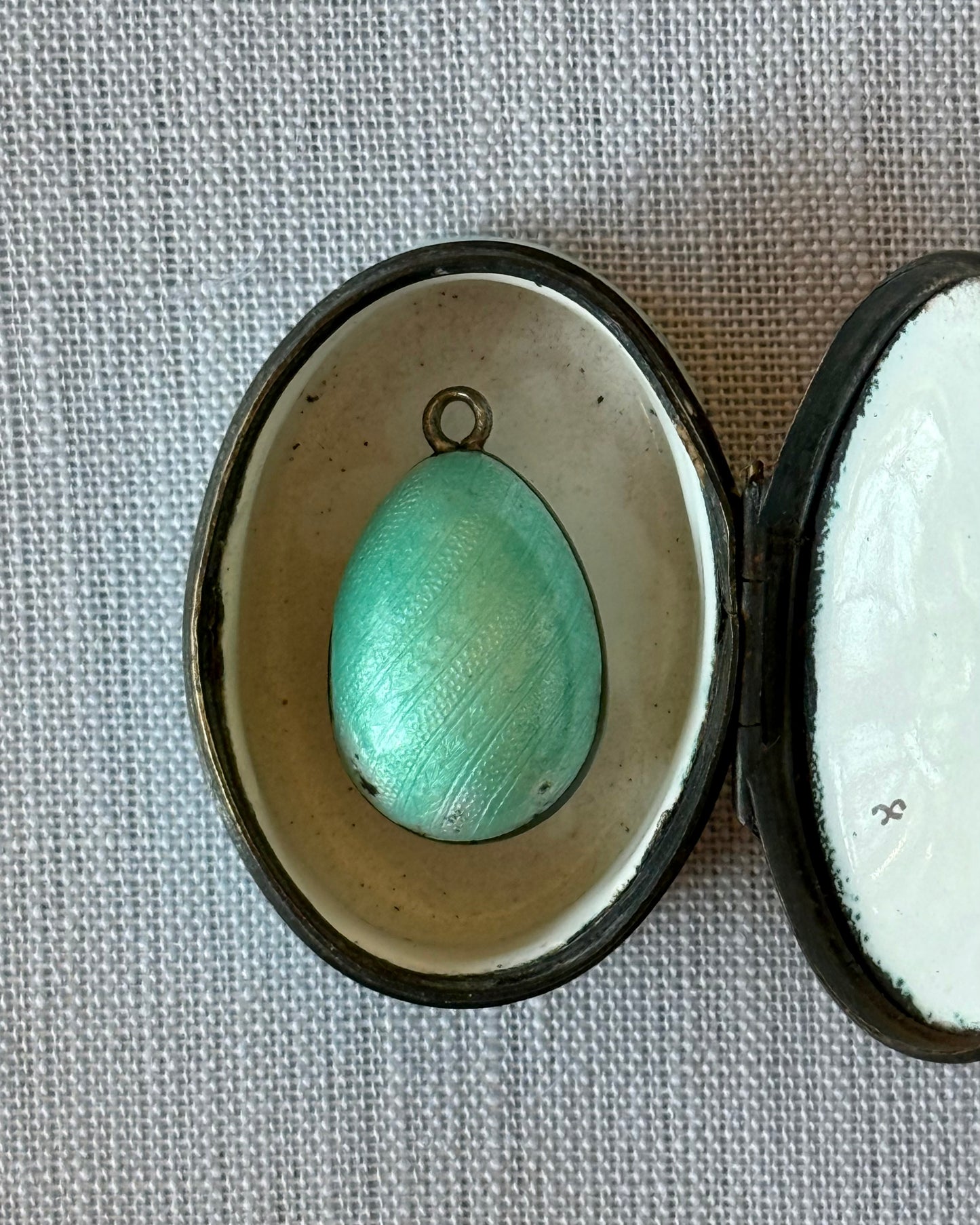 Antique and Vintage Egg Pendant Collection - Russian Style Enamel and Hardstone Eggs