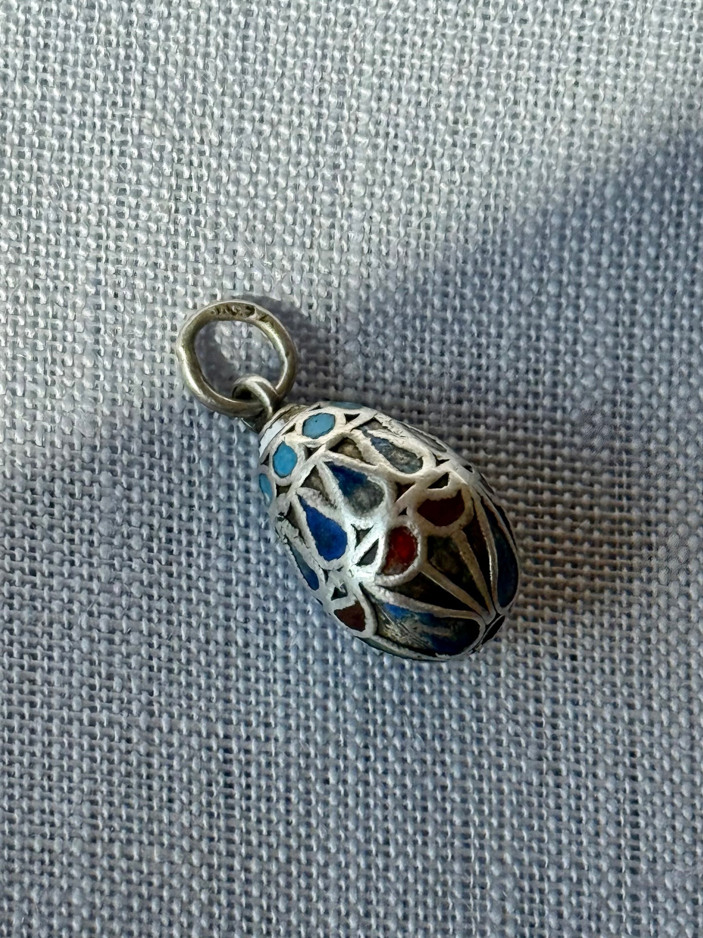 Antique and Vintage Egg Pendant Collection - Russian Style Enamel and Hardstone Eggs
