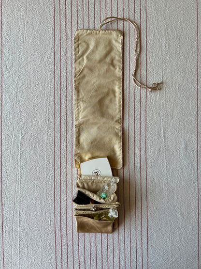 Antique Silk Lingerie Pouches