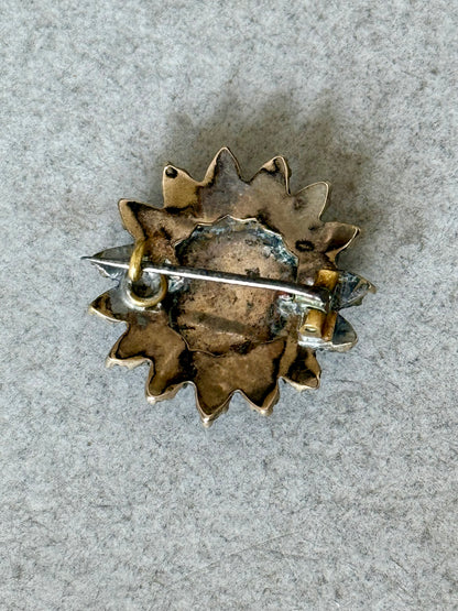 Antique Victorian Bohemian Garnet Brooch