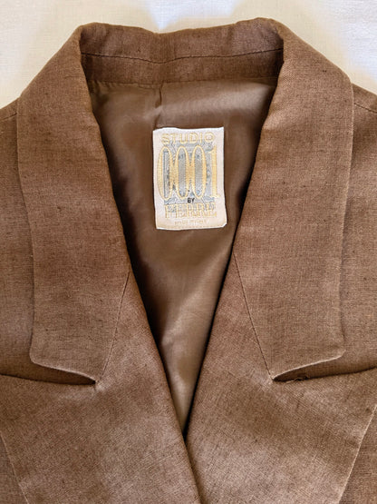 Vintage Gianfranco Ferré Linen Blazer
