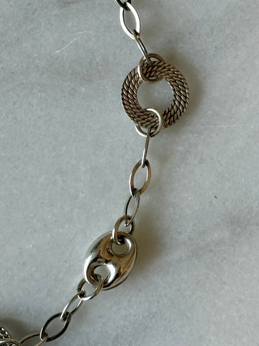 Vintage Italian Silver Necklace