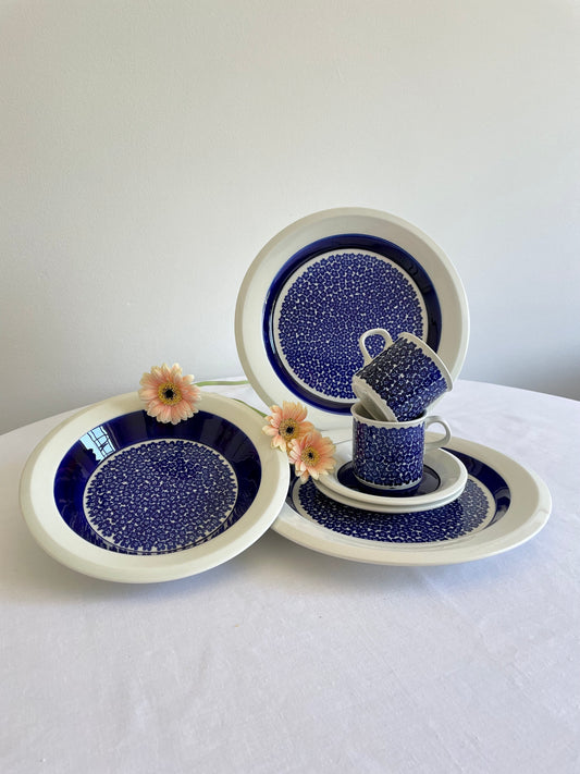 Arabia Finland Blue Flower FAENZA Breakfast sets