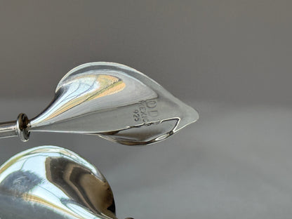 Vintage Silver Dominique Dinouart, Mexico Lillies Cuff Bracelet