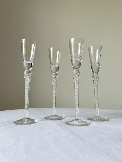 Stuart Crystal Air Twist Iona Cordial Glasses