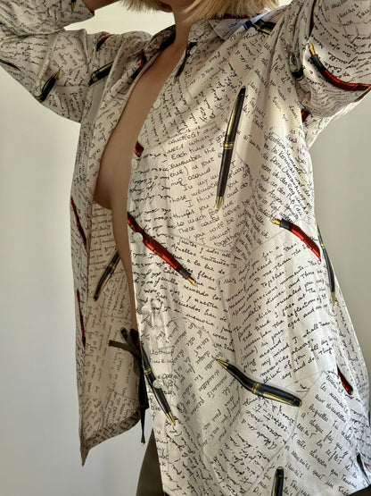 Vintage 90s Escada Margaretha Ley Silk Shirt