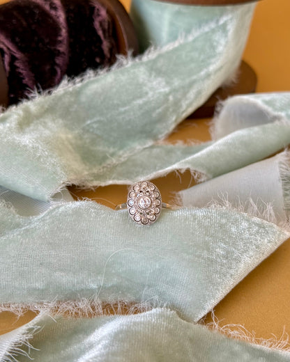 Antique Edwardian Diamond Cluster Ring