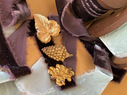 Vintage Gilded Candle Pins