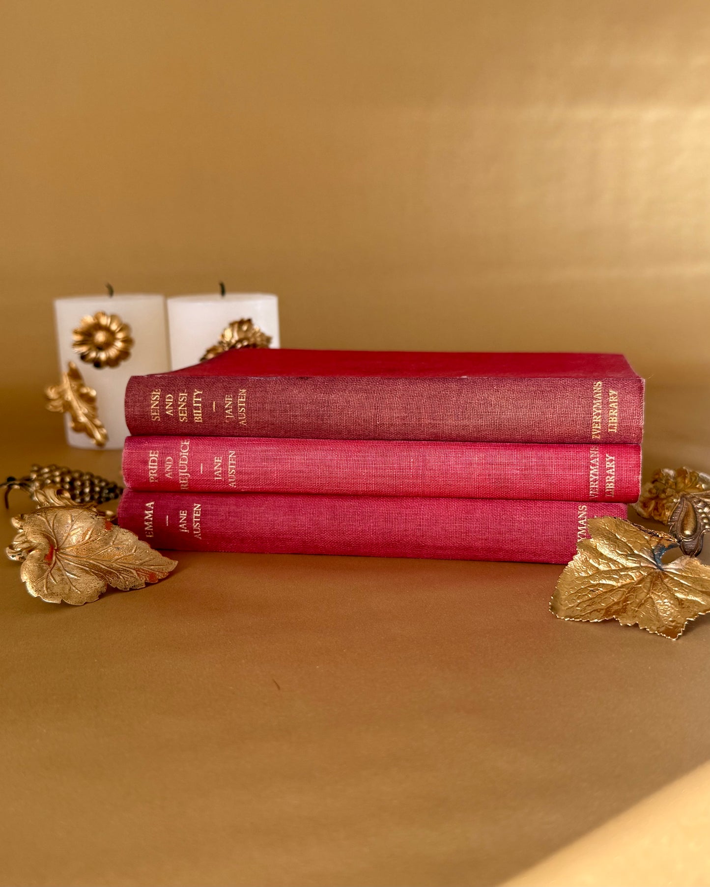 Vintage Jane Austen Novels Set - Pride and Prejudice, Emma, Sense and Sensibility