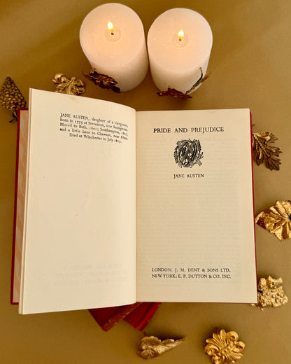 Vintage Jane Austen Novels Set - Pride and Prejudice, Emma, Sense and Sensibility