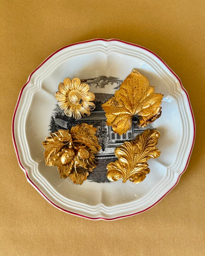 Vintage Gilded Candle Pins