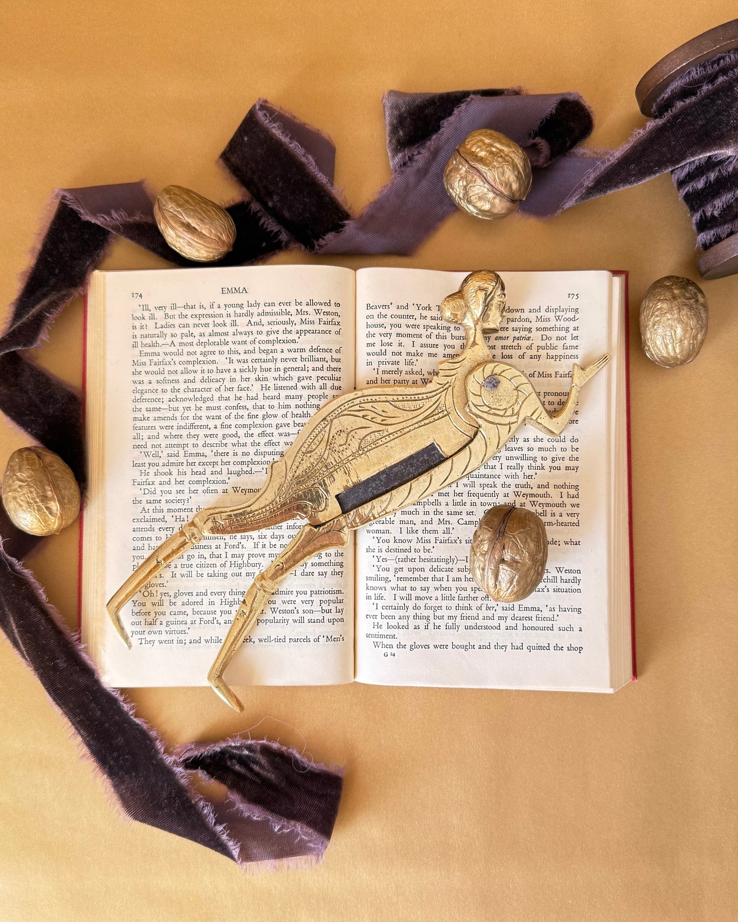 Antique Brass Betel Nut Cutter