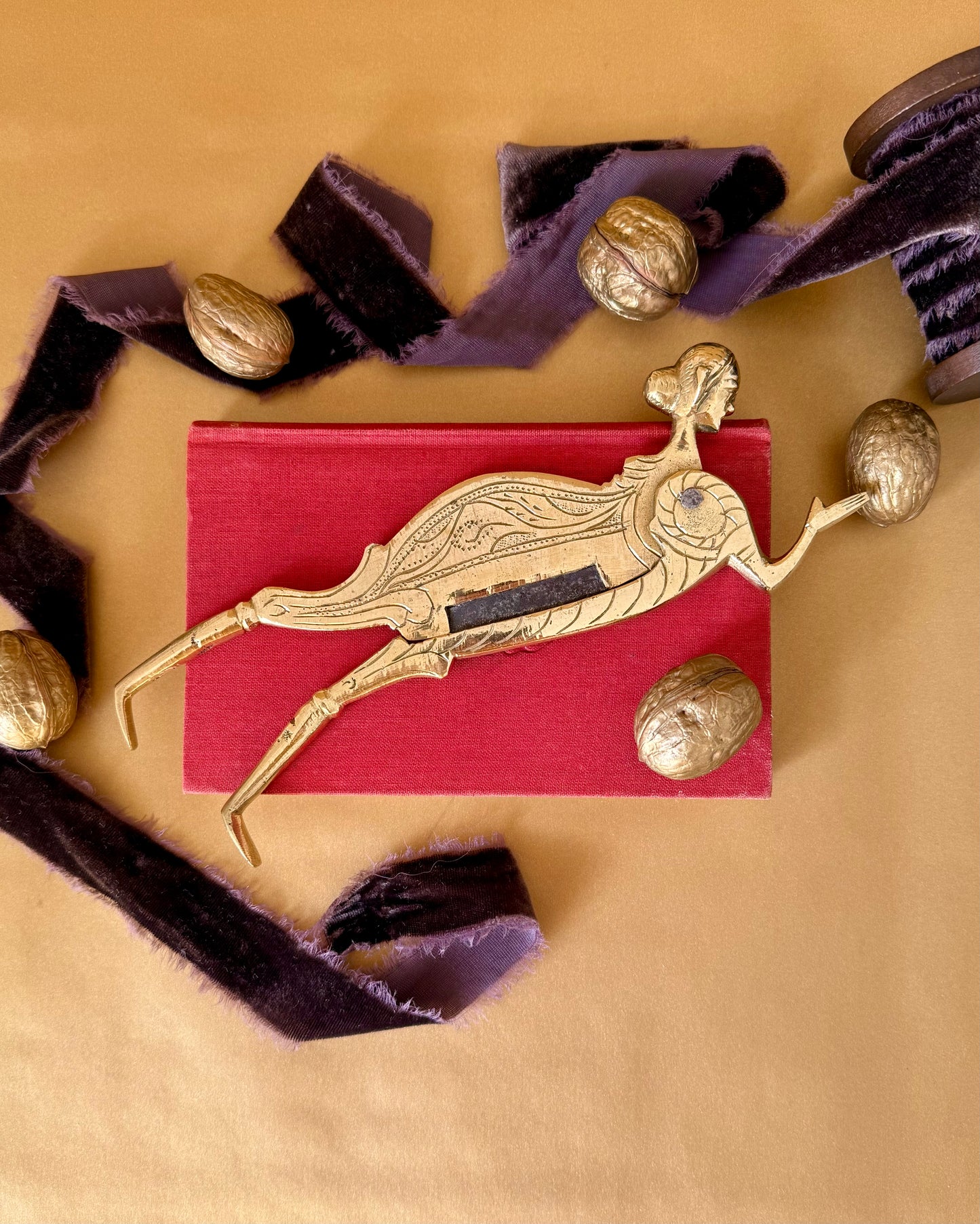 Antique Brass Betel Nut Cutter