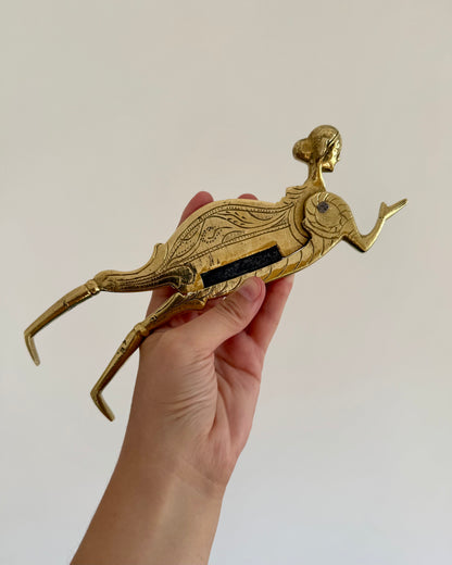 Antique Brass Betel Nut Cutter