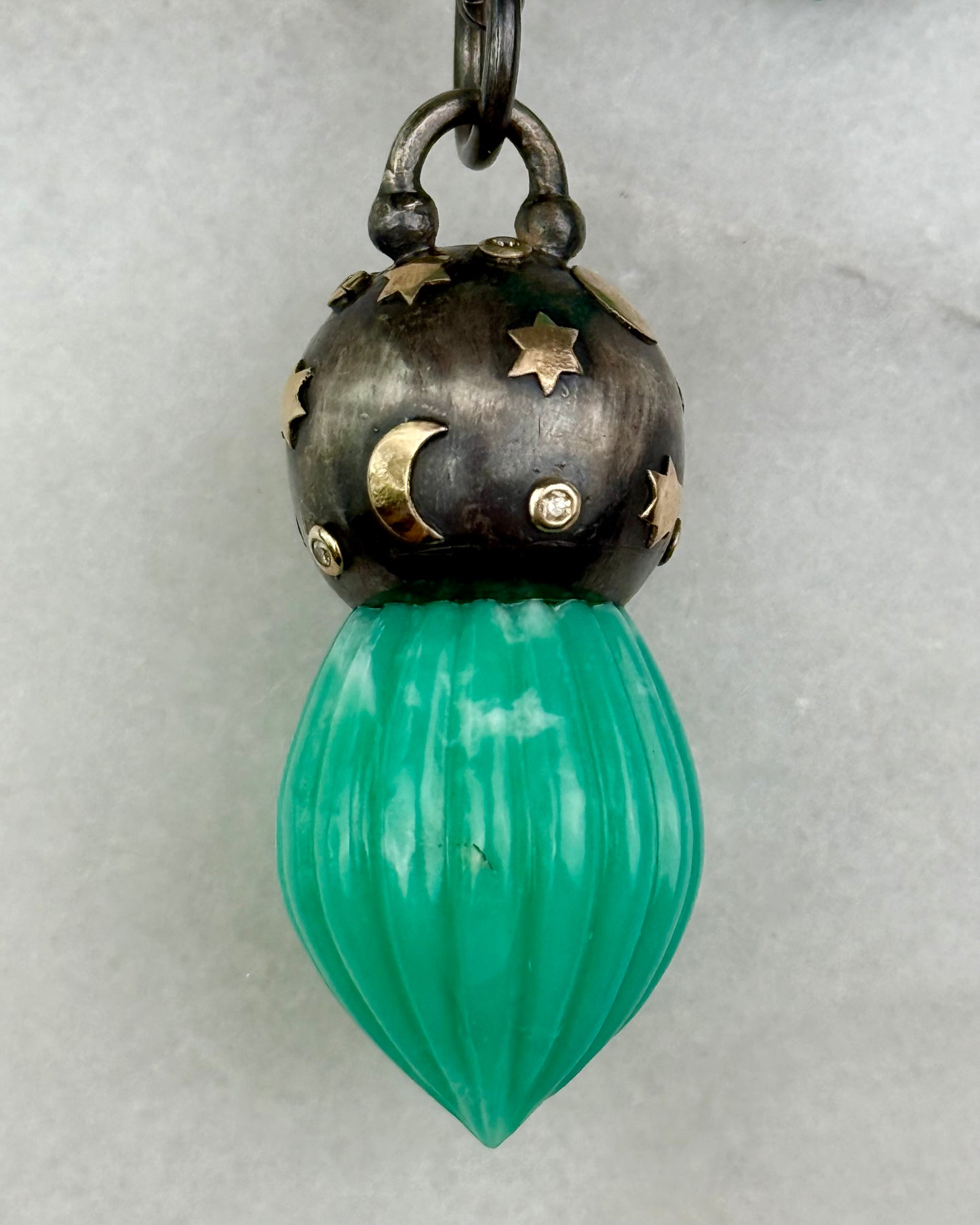 Patricia Arango Chrysoprase Cielo Necklace Set