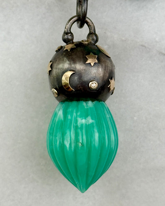 Patricia Arango Chrysoprase Cielo Necklace Set