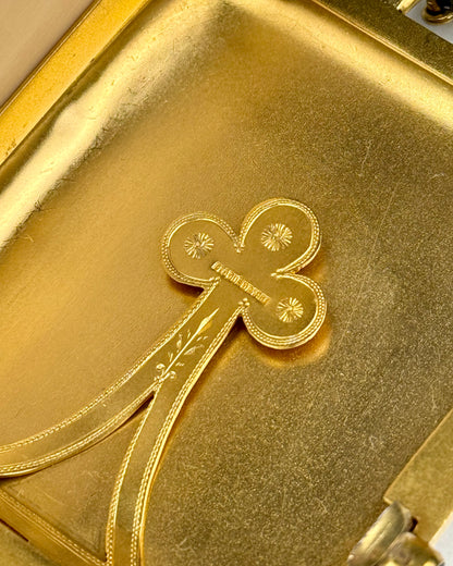 Antique French 18ct Gold-Plated Minaudière