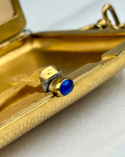 Antique French 18ct Gold-Plated Minaudière