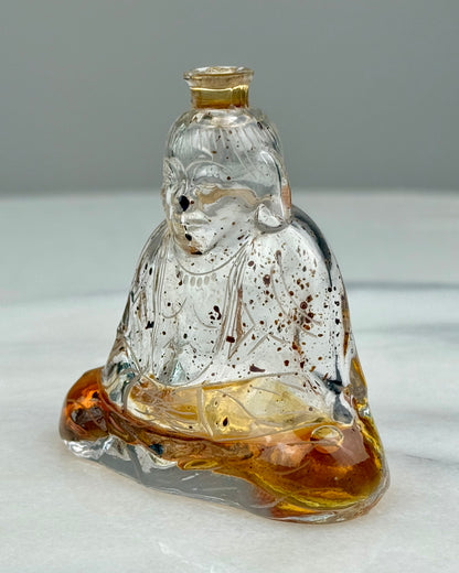 Antique Baccarat for Houbigant "Subtilité" Buddha Perfume Bottle