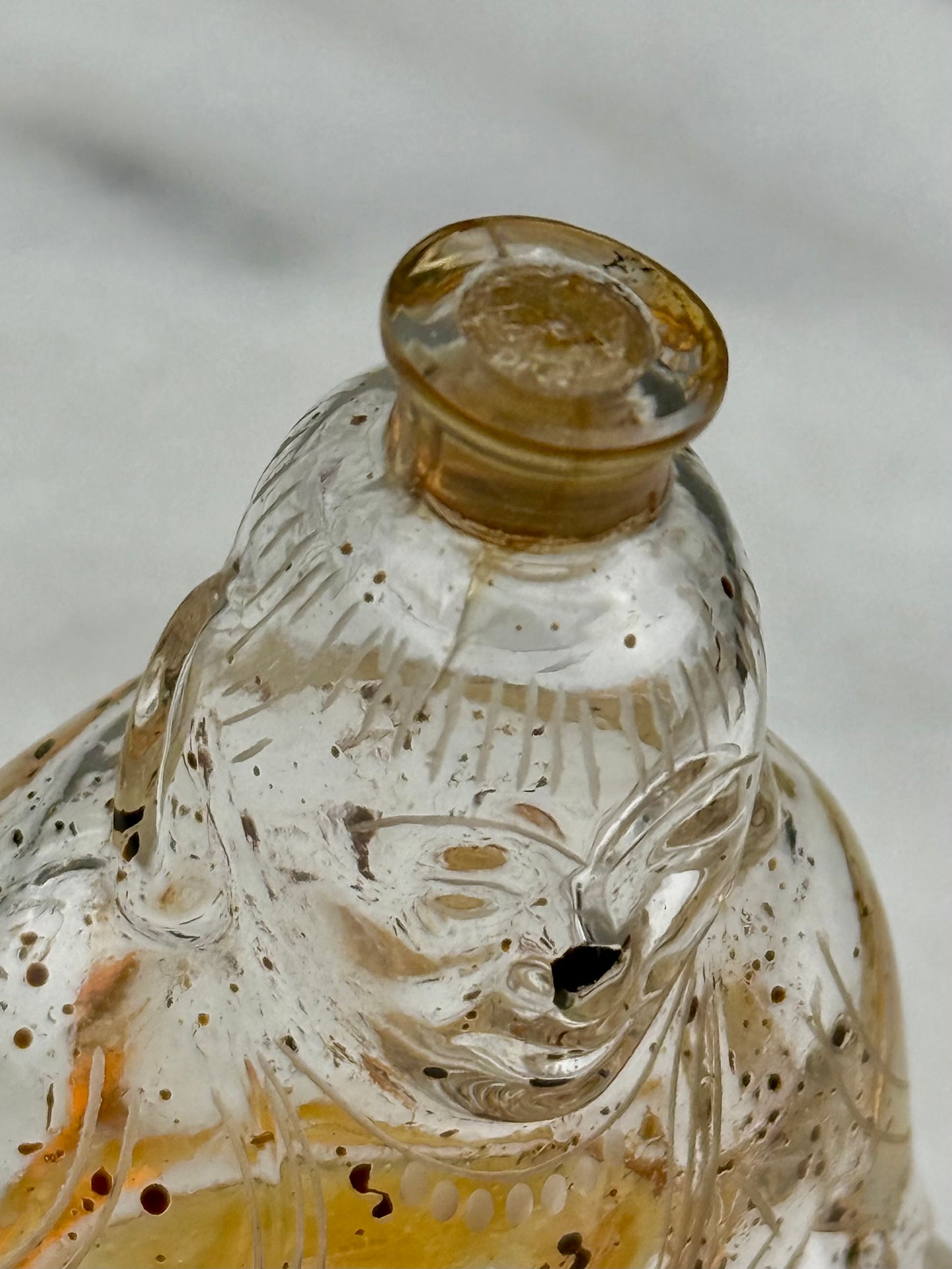 Antique Baccarat for Houbigant "Subtilité" Buddha Perfume Bottle