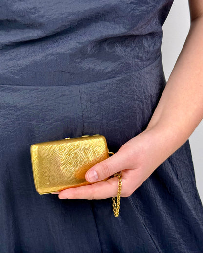 Antique French 18ct Gold-Plated Minaudière