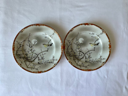 Antique Kutani Plates, Meiji period